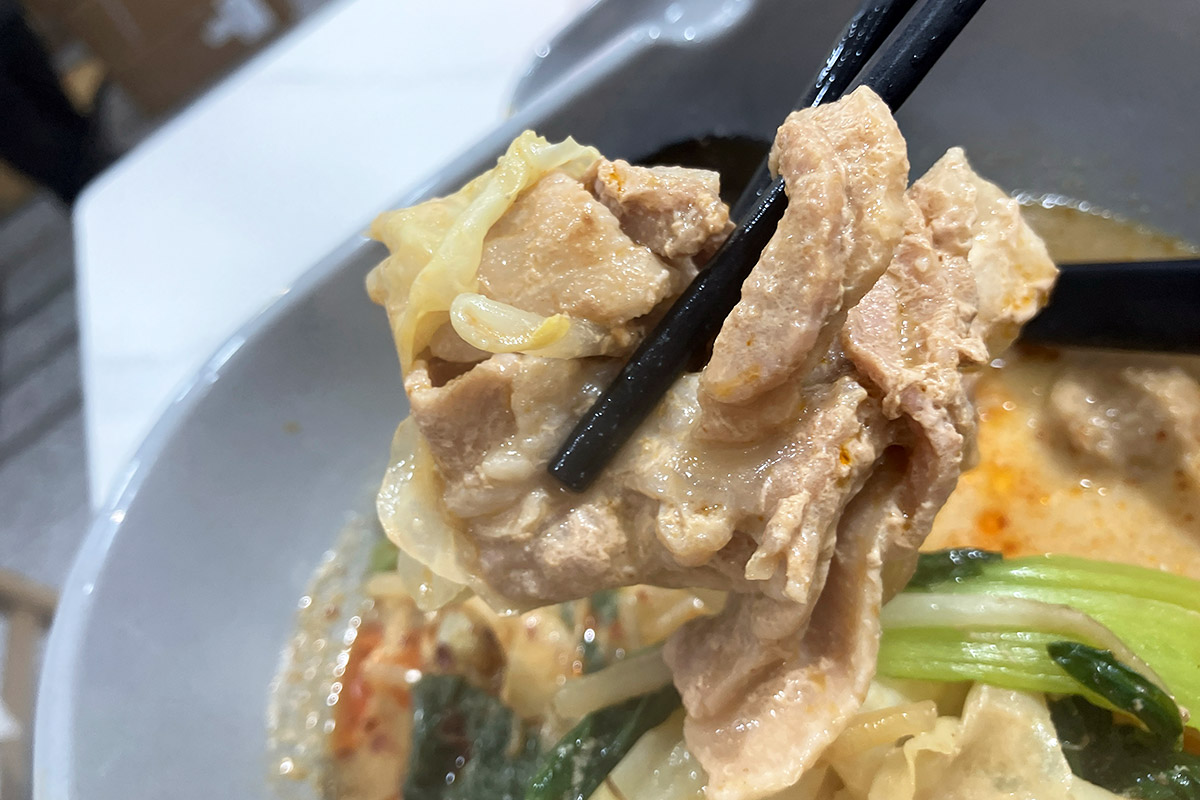 思った以上に豚肉たっぷり
