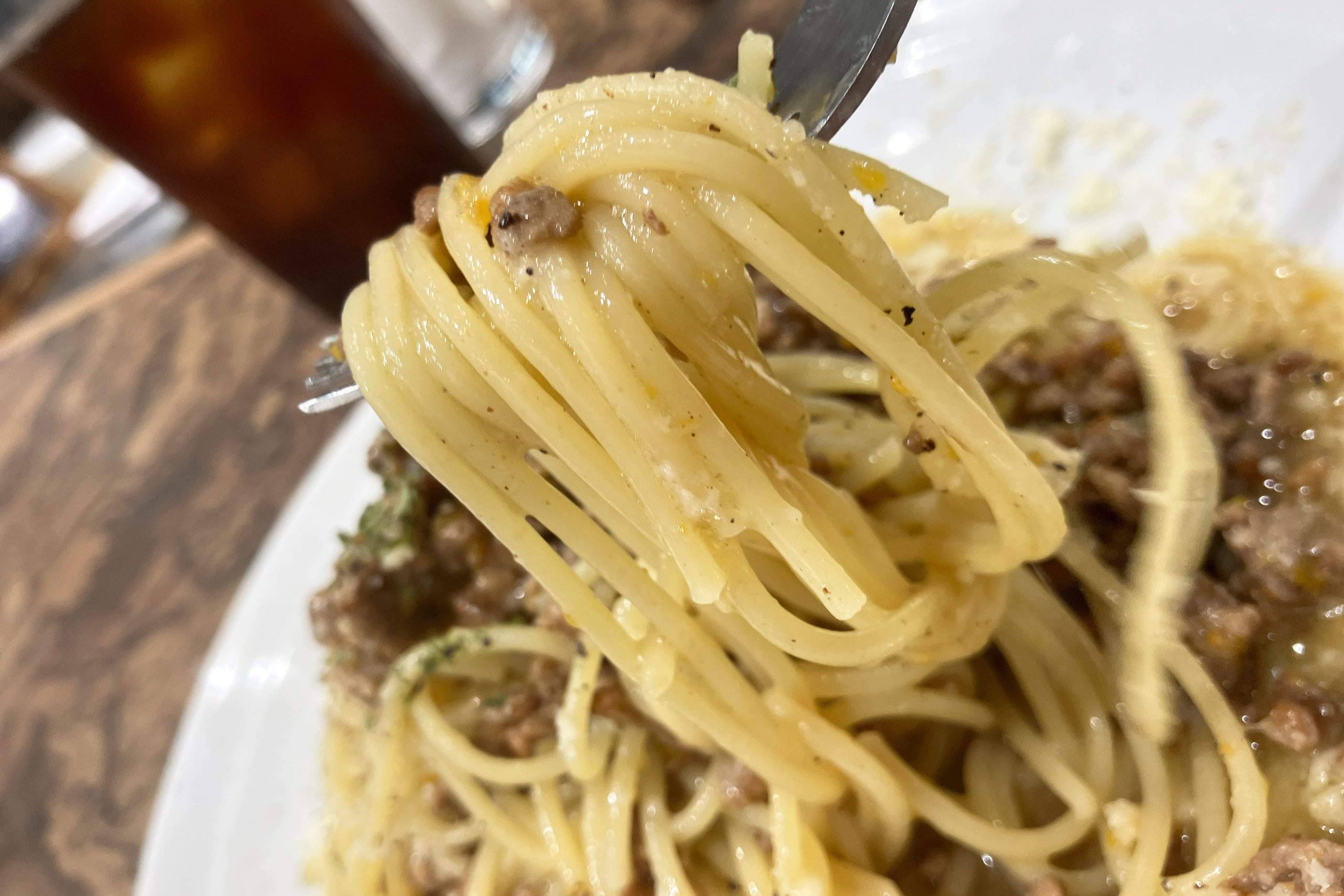 「ミートパスタ(白)」