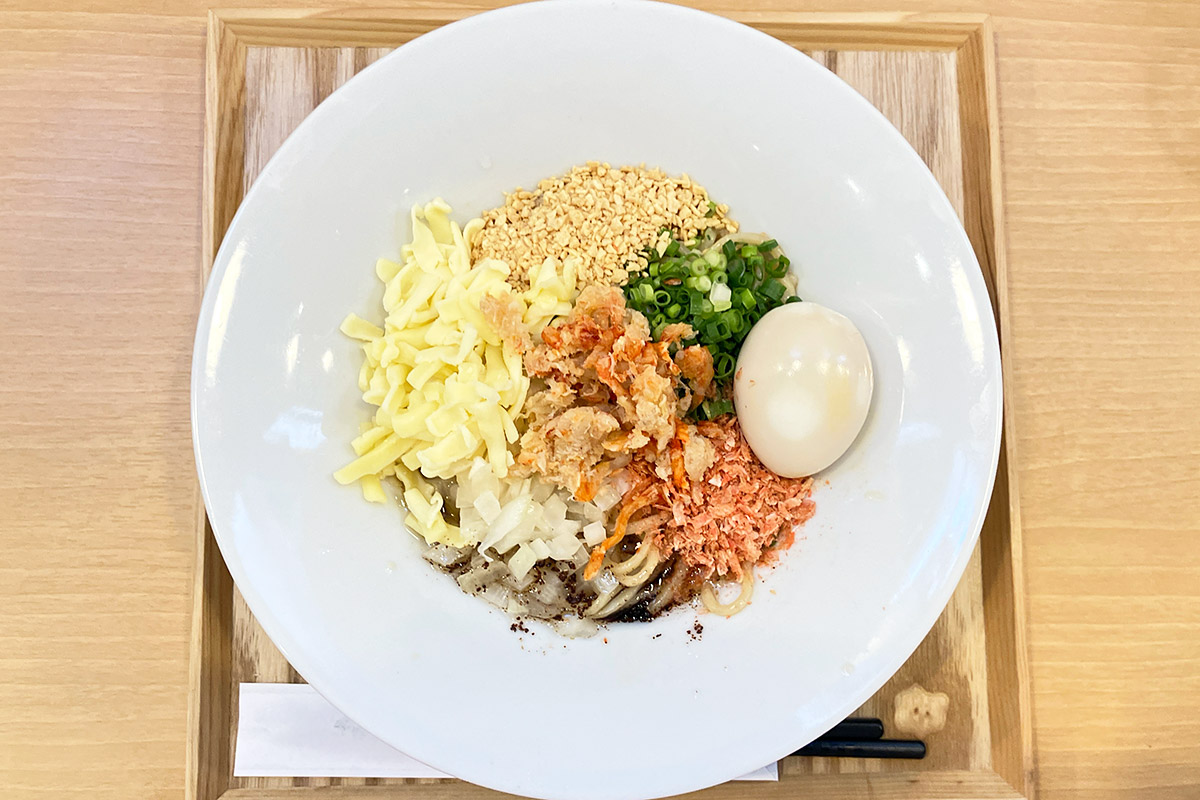 麺屋はやぶさ 下北沢店「オマール海老潮まぜそば」