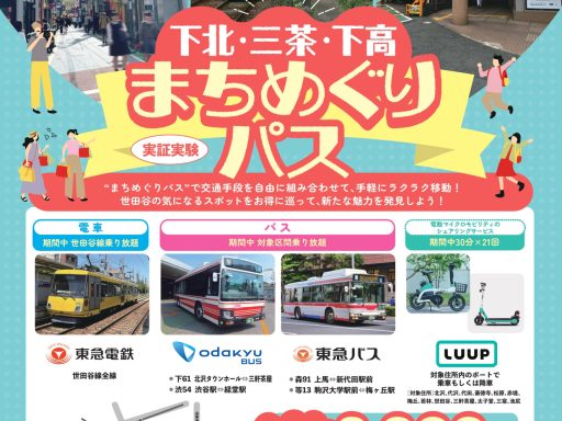 「下北・三茶・下高まちめぐりパス」