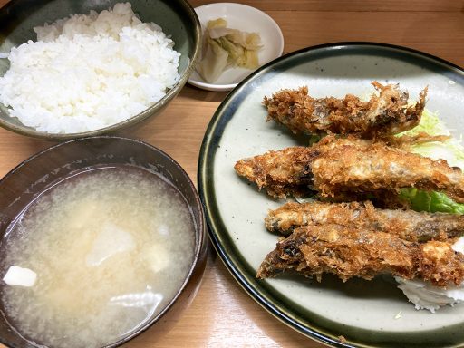 とん水「目光フライ定食」