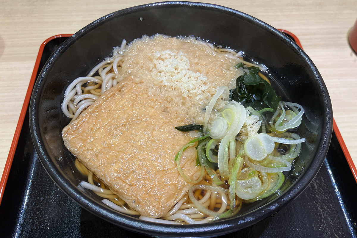 箱根そば「朝そばライト」380円(税込)