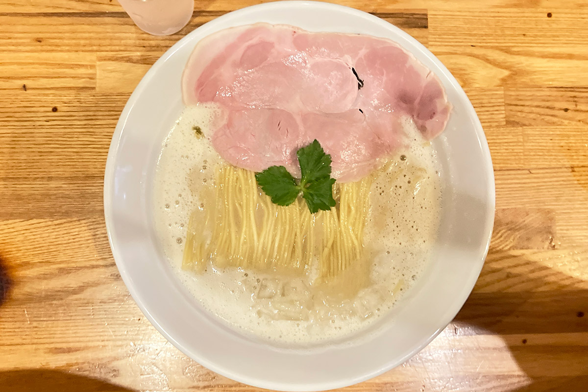 鶏冠78「鶏白湯らーめん 白」