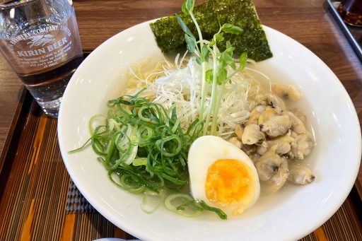 一麺縁満「貝出汁冷やし塩ラーメン」
