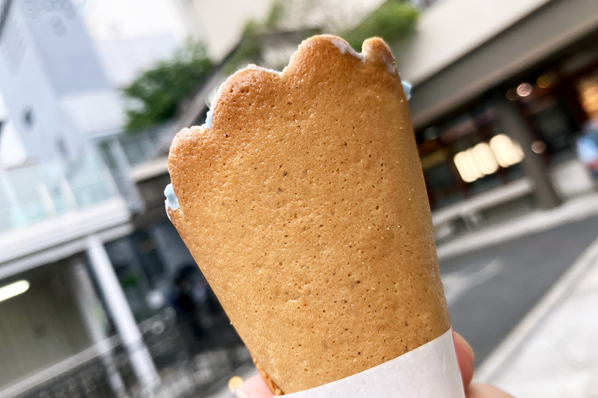 ビオラルのソフトクリームは、絶対にコーンがオススメ