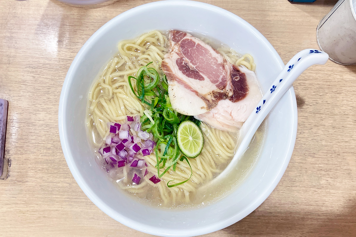 貝麺みかわ「冷やし貝麺」