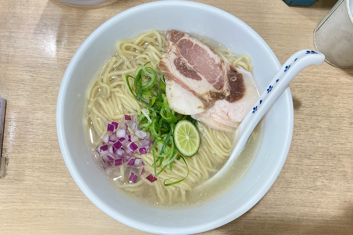 貝麺みかわ「冷やし貝麺」