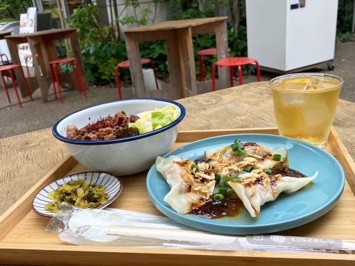 大浪漫商店の「大浪漫ランチセット（麻辣魯肉飯）」