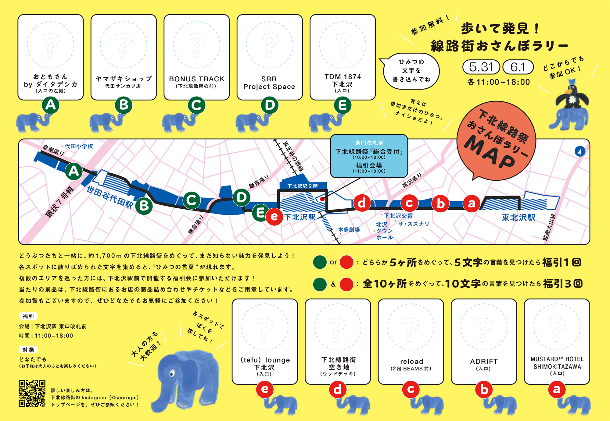 「下北線路祭2025」パンフレット
*クリックで拡大