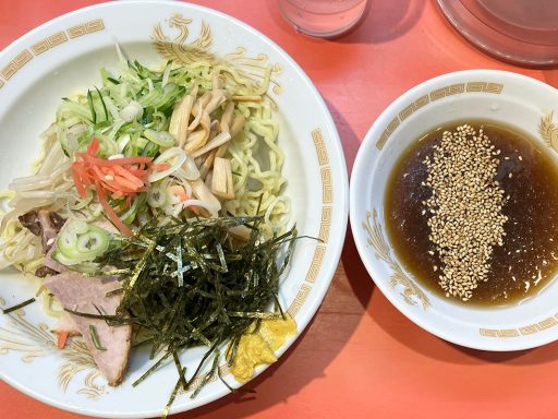 一龍「冷やし中華つけ麺」1150円（税込）