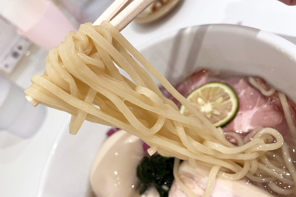 キンキンに冷えた麺