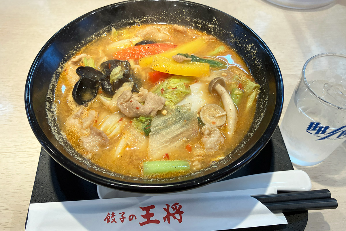 餃子の王将 下北沢店の「麻辣湯」