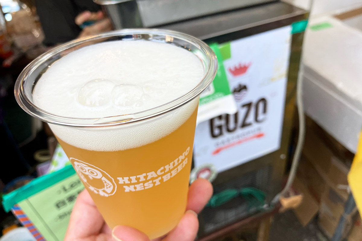 地元の飲食店が出しているので、こんなクラフトビールがお手頃価格で飲めるのも北澤八幡秋まつりの特徴です