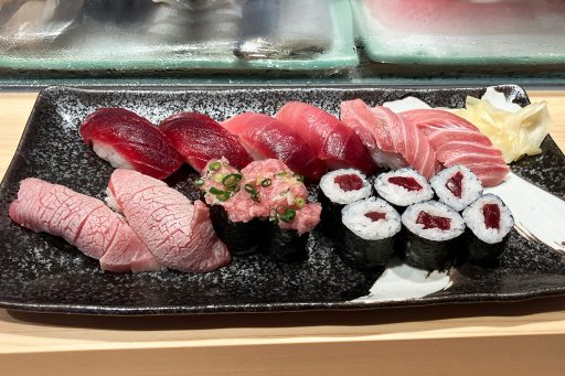 築地すし好「こだわり天然まぐろセット」