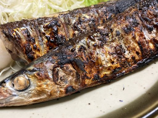 とん水の「サンマ焼定食」