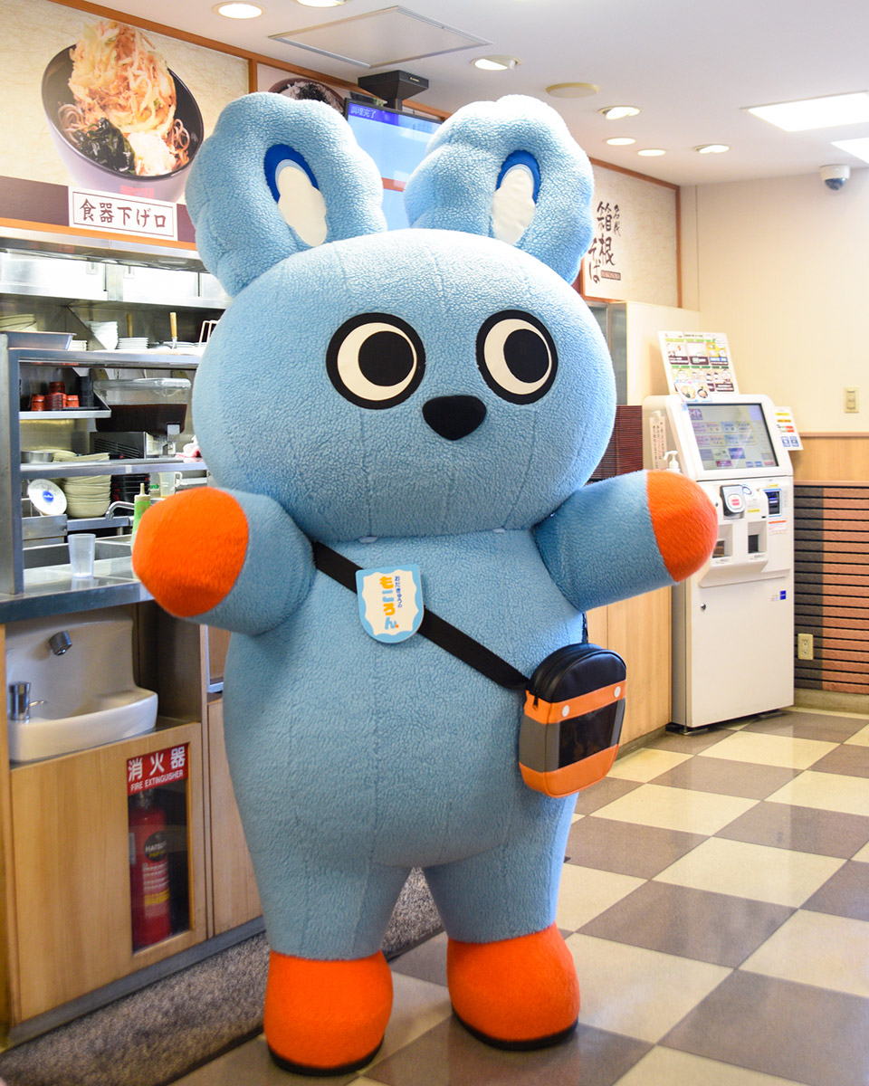 こども体験教室に遊びに来てくれた「もころん」