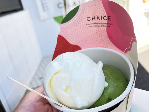 CHAICE下北沢店「抹茶ラッシーアイスクリーム」734円（税込）