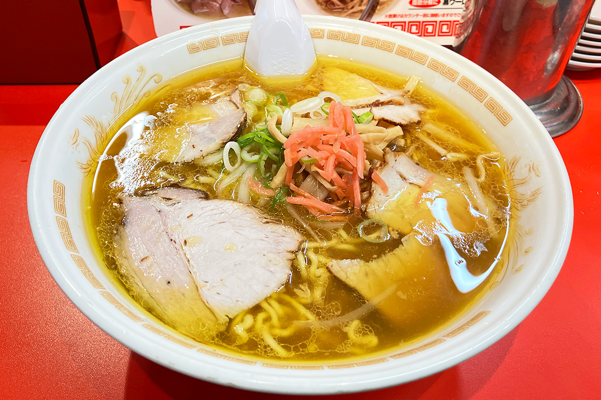 オーダーしたのは、前店舗で最後にオーダーしたのと同じ「中華麺(大盛り)」1150円(税込)