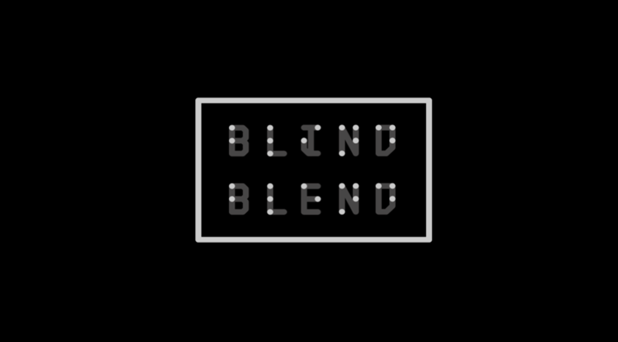 「BLIND BLEND(ブラインドブレンド)」