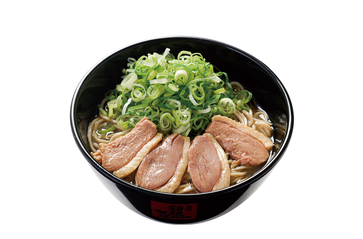 鴨そば～九条葱のせ～（温）