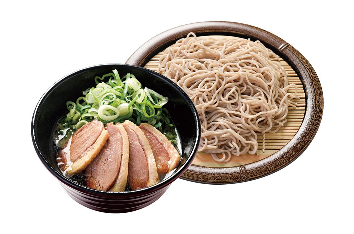 鴨そば～九条葱のせ～（冷）