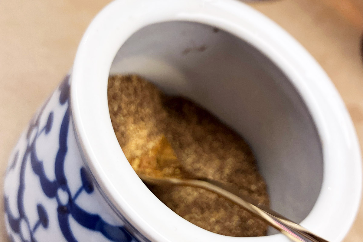 そして、個人的に最も刺激的な粉末状の花椒