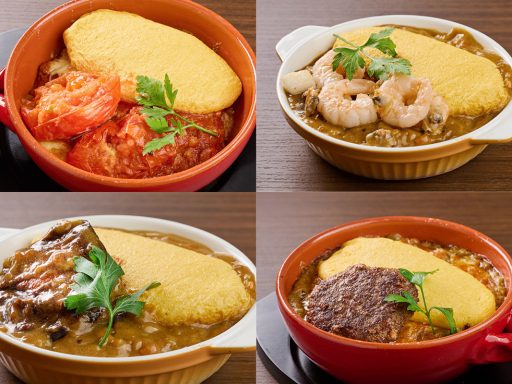 『下北沢たまごけん』で提供される「焼きカレードリア」や「ハンバーグオムドリア」
