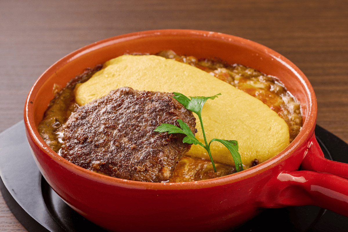 「ハンバーグオムドリア」1,800円