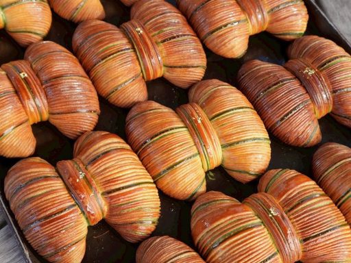 抹茶クリームの「リボンデニッシュ」