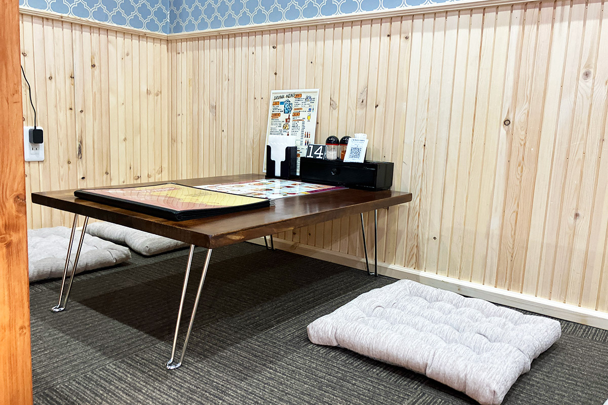 いい感じの小上がりでした