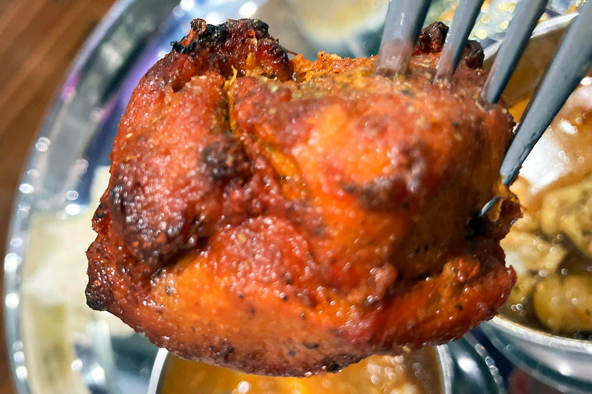 忘れていたチキンティッカ、スパイス感ばっちり