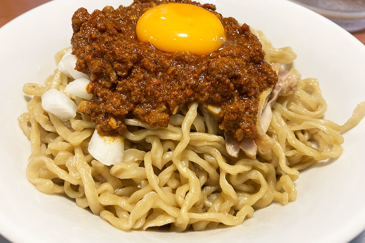 「仙台辛味噌まぜそば」1000円(税込、通常価格、大盛り)