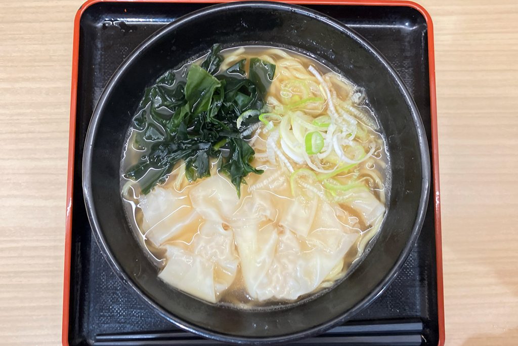 箱根そば「ワンタン箱らーめん」600円（税込）