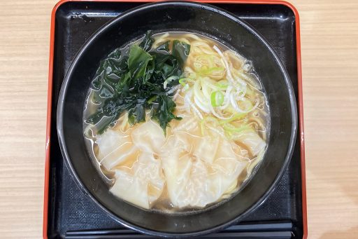 箱根そば「ワンタン箱らーめん」600円（税込）