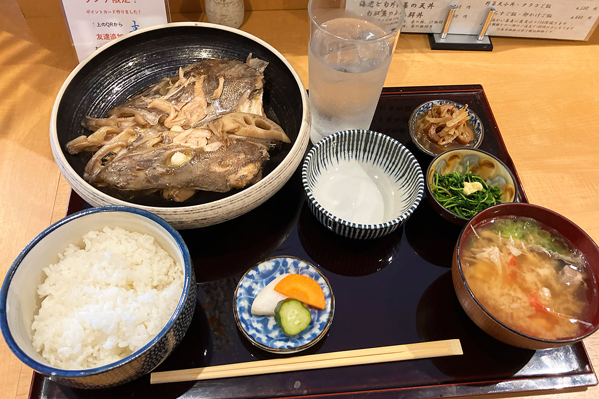 青(sei)の「三陸釜石直送！煮魚御膳」1650円（税込）