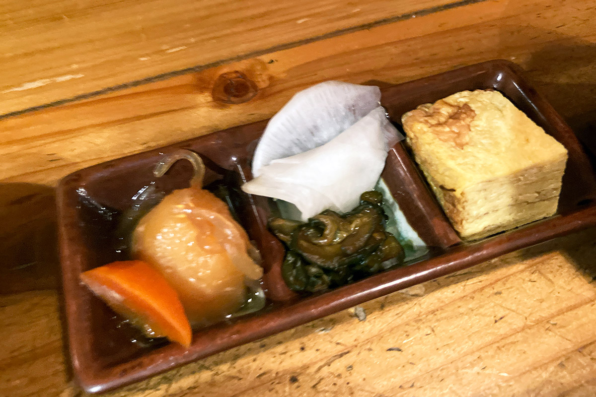 煮物に卵焼き、そしてお漬物