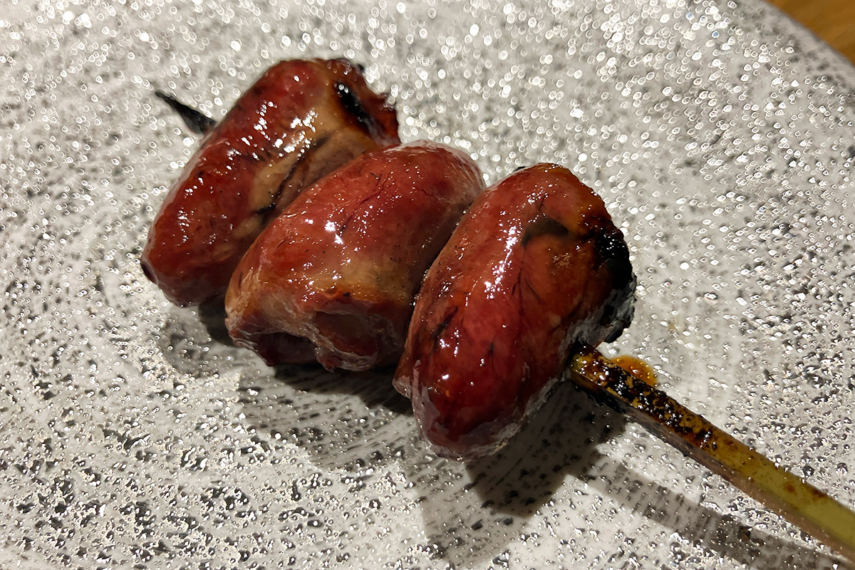 ハツの焼鳥