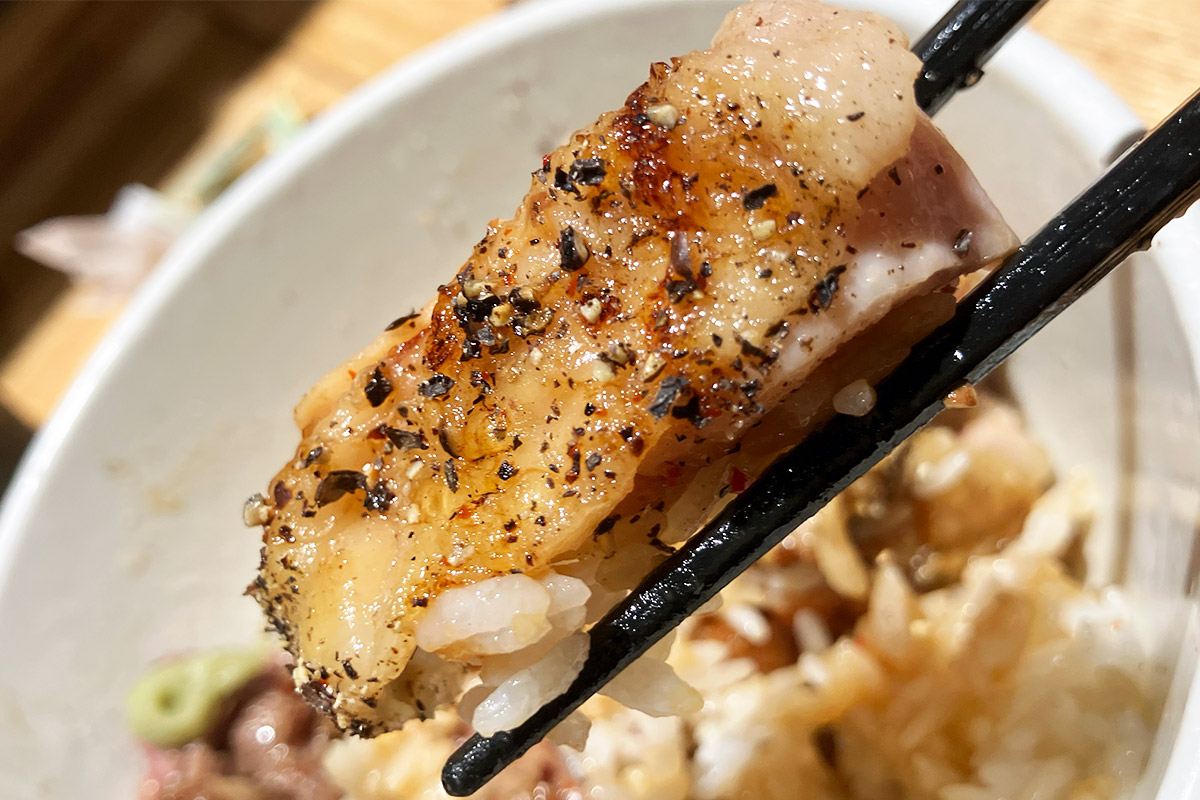 チキンにはブラックペッパーがいいね