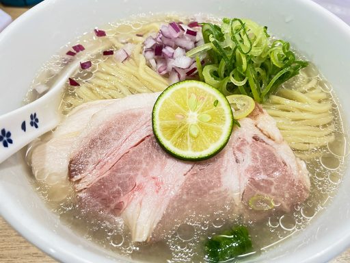 貝麺みかわ「冷やし貝麺」