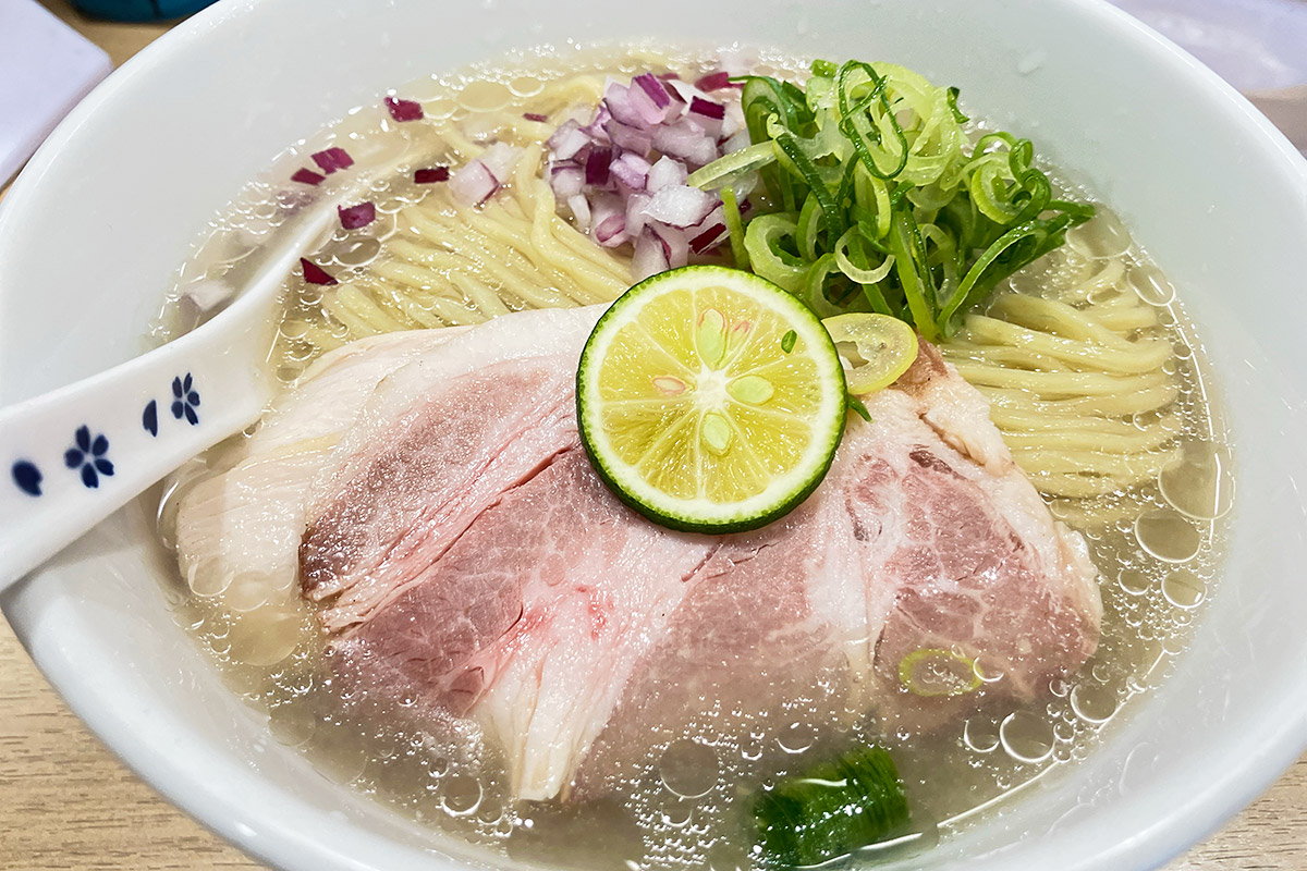 貝麺みかわ「冷やし貝麺」