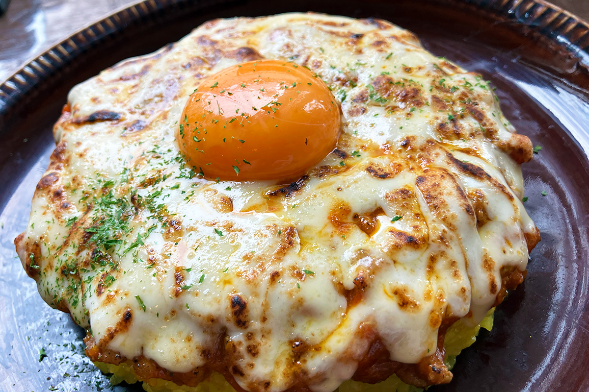 センターの黄身がめっちゃ印象的