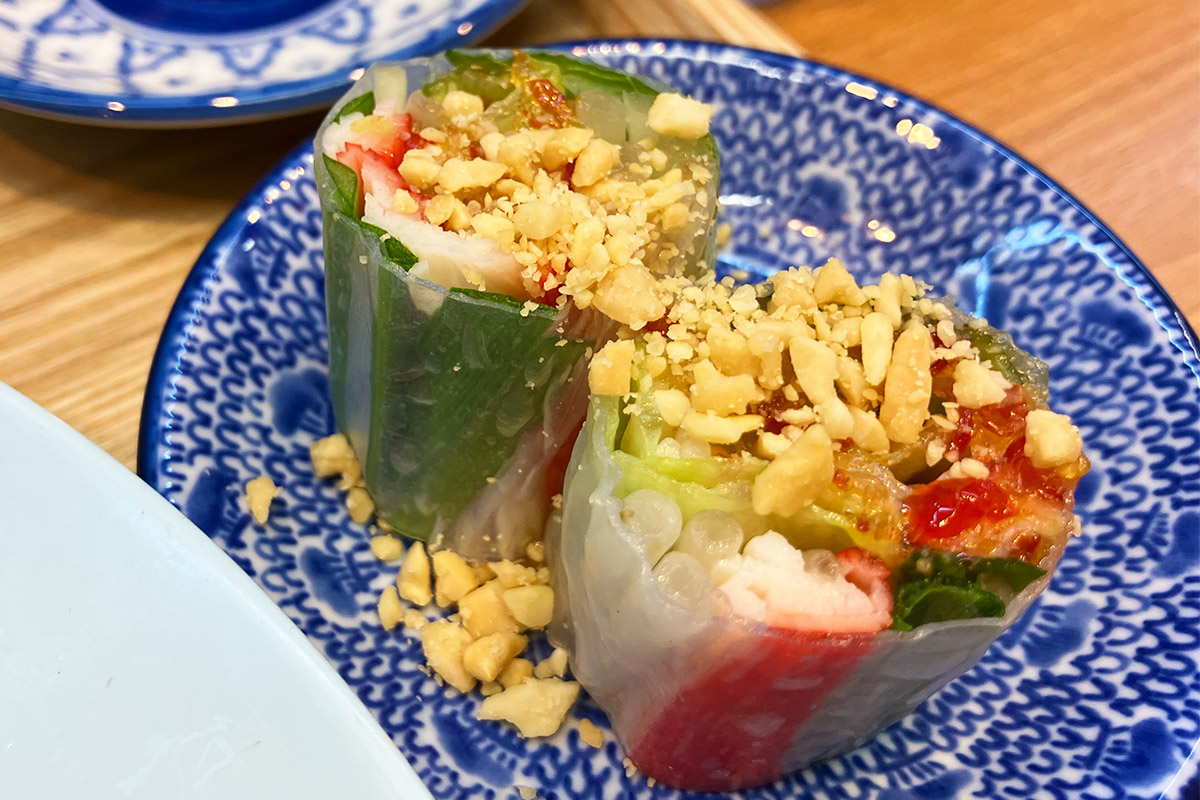 甘酸っぱい生春巻きに
