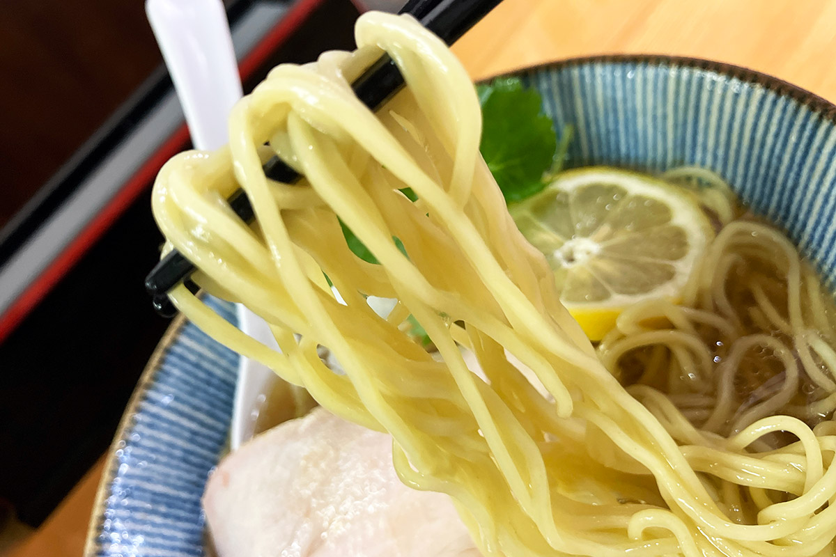 冷やしラーメンには細麺!