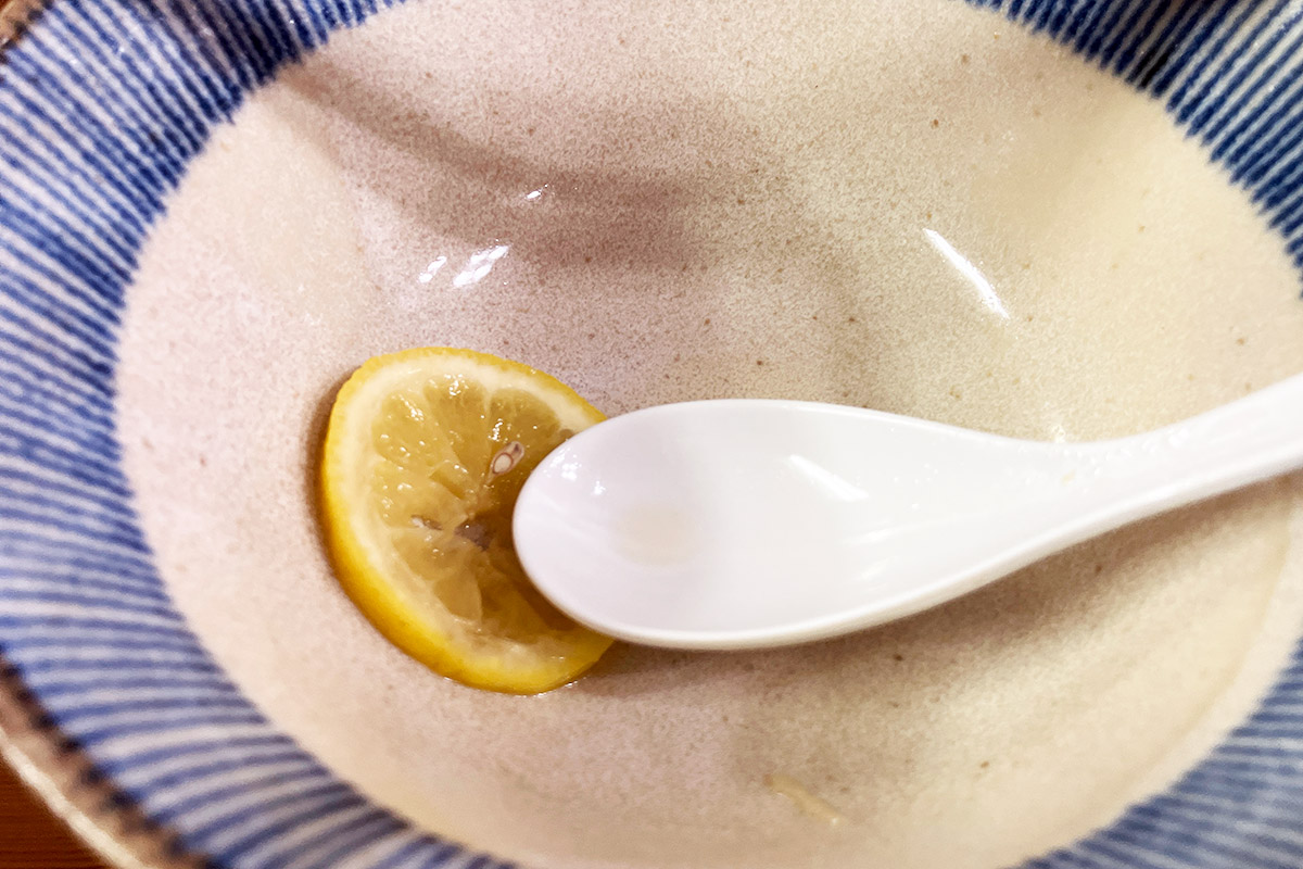 スープ完飲!
