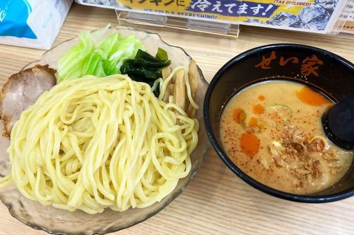 せい家の「冷胡麻ダレつけ麺」