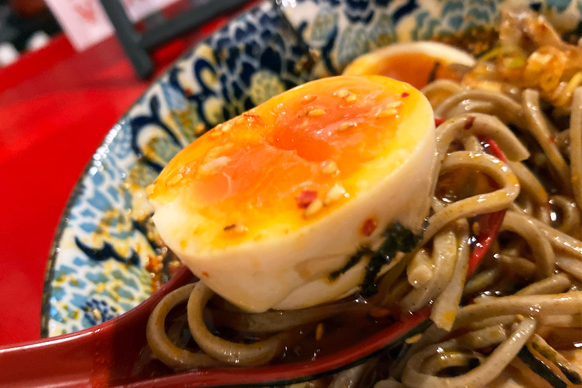 親鶏を使っているので、ある意味正しい親子蕎麦かもしれない