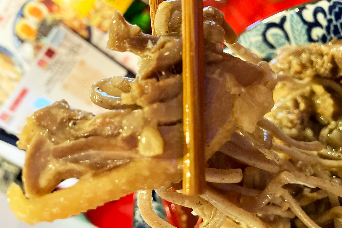 そして、親鶏と共に味わうお蕎麦も素晴らしい