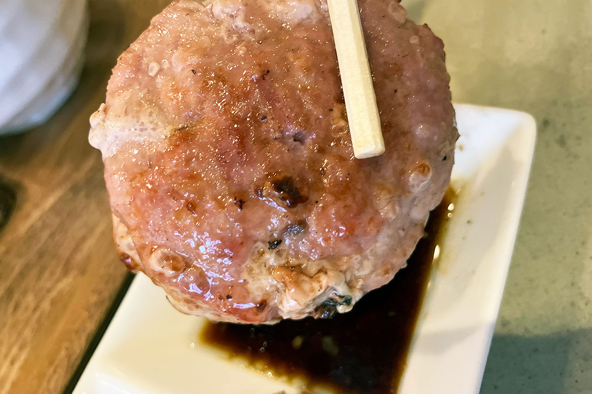 そのままガーリックしょうゆにつけて味わってみる