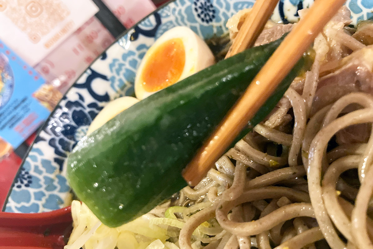 オクラが載ってるのがスープカレー感を増している
