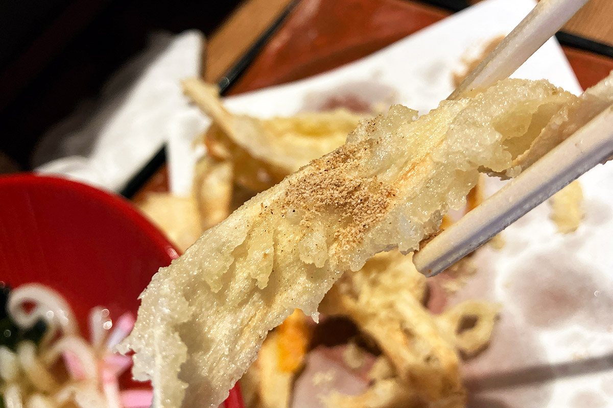 かき揚げに使ってみたけど、これは完全に正解、お酒が飲みたくなります
